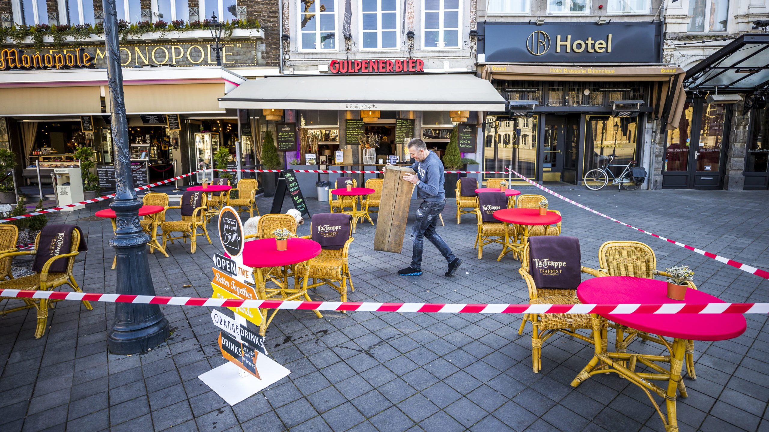 Mogelijk mogen 31 maart de horecaterrassen open