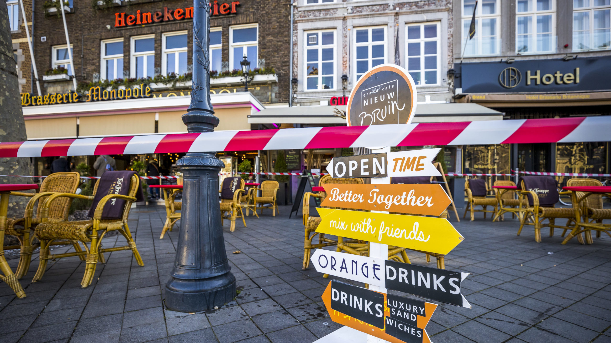 Burgemeesters vier grote steden willen terrassen weer open