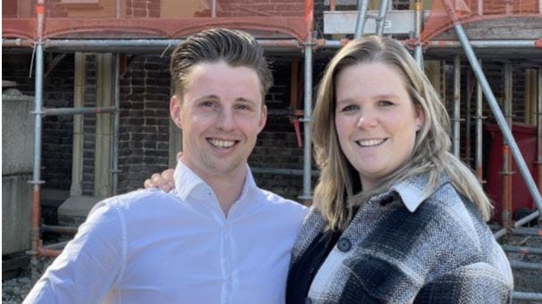 Sven en Joëlle Nijenhuis maken naam bekend van nieuw restaurant