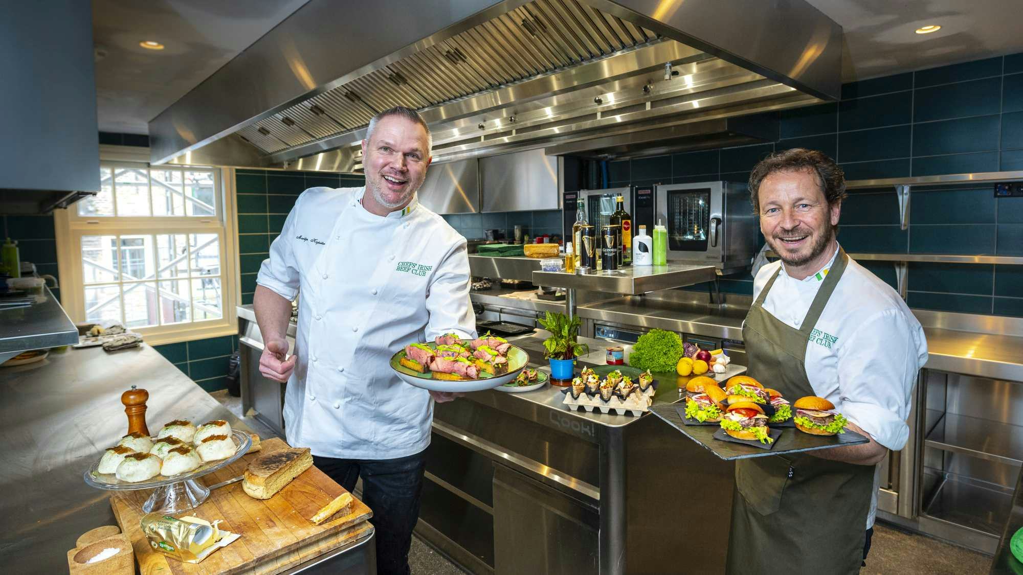 Topchefs Martijn Kajuiter en Rogér Rassin. 