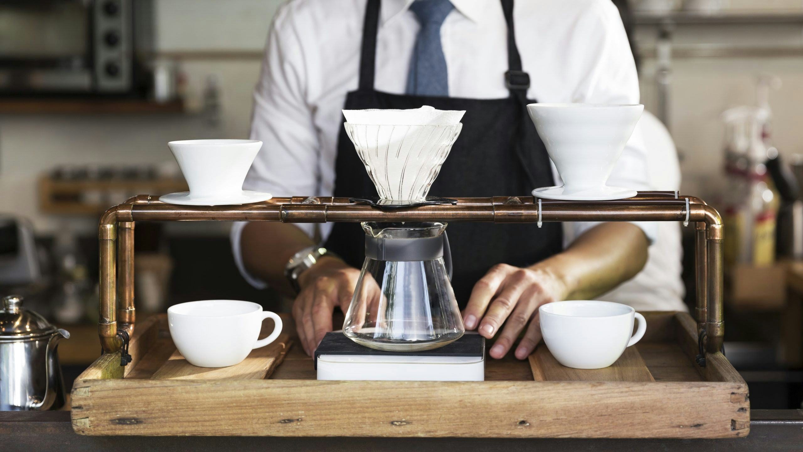 Filterkoffie kan óók prima in een grote horecazaak