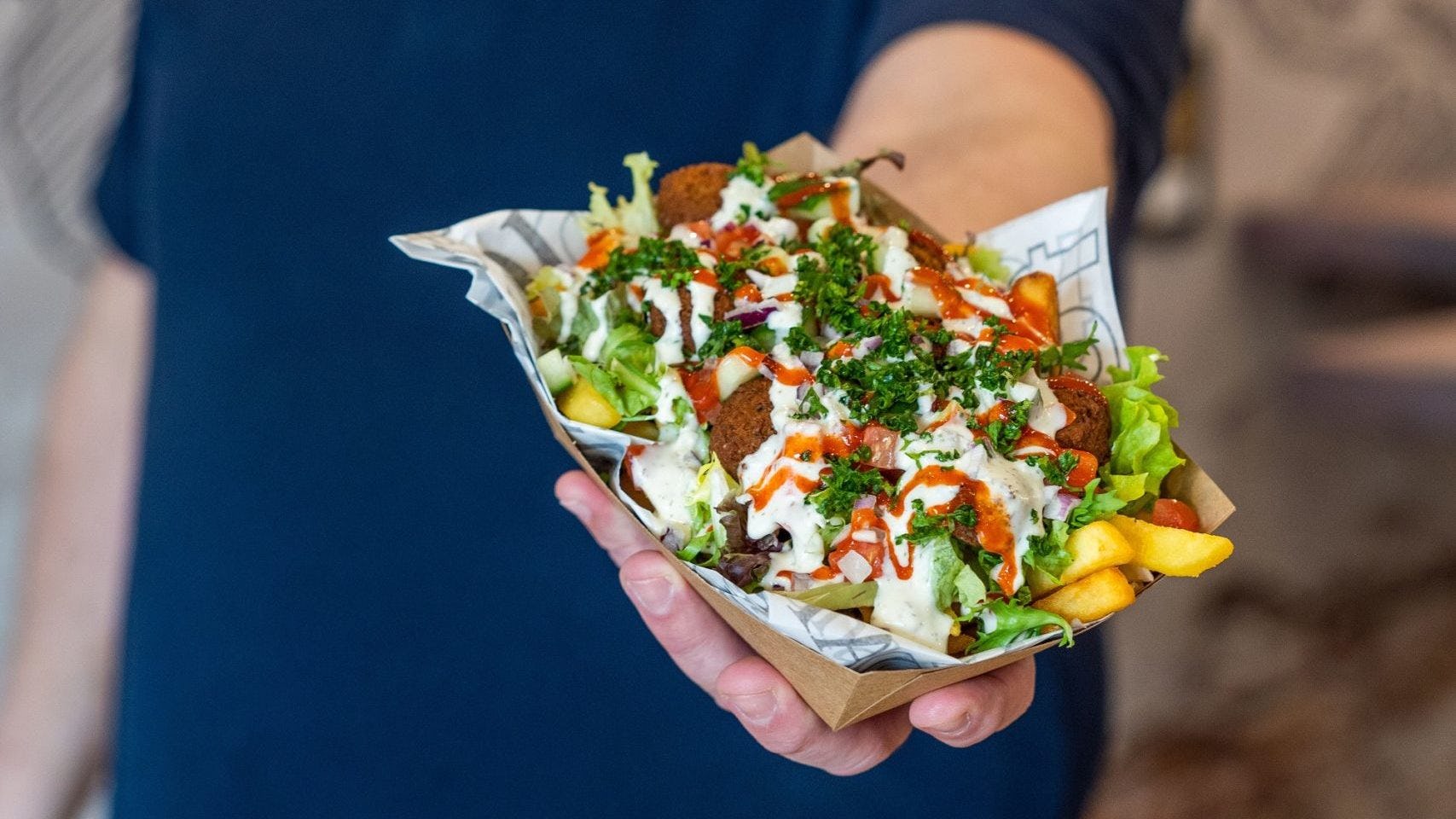 Loaded fries Beiroet van Plaza Jagershoef