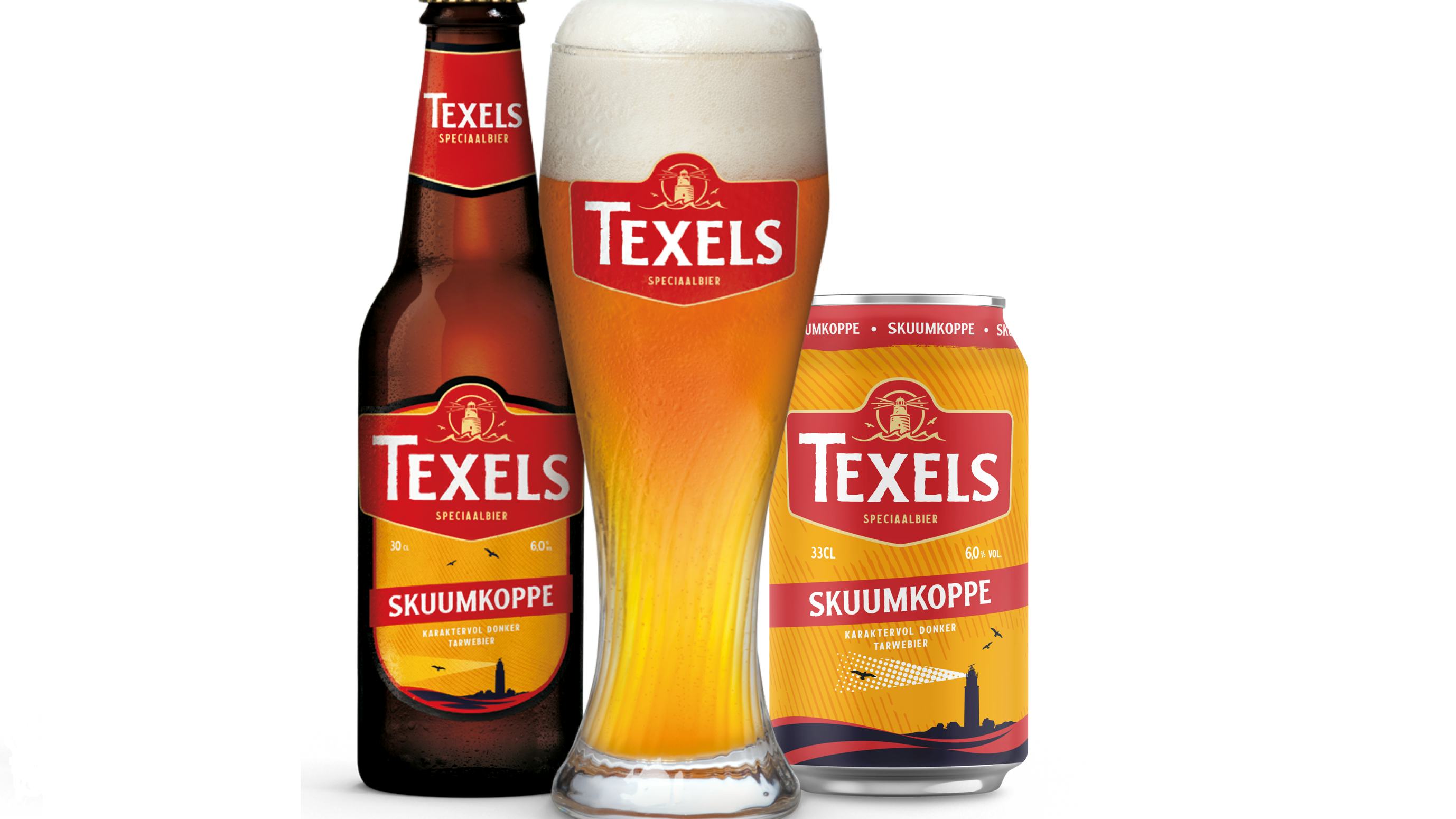 Nieuwe uitstraling Texelse Bierbrouwerij én Skuumkoppe in blik
