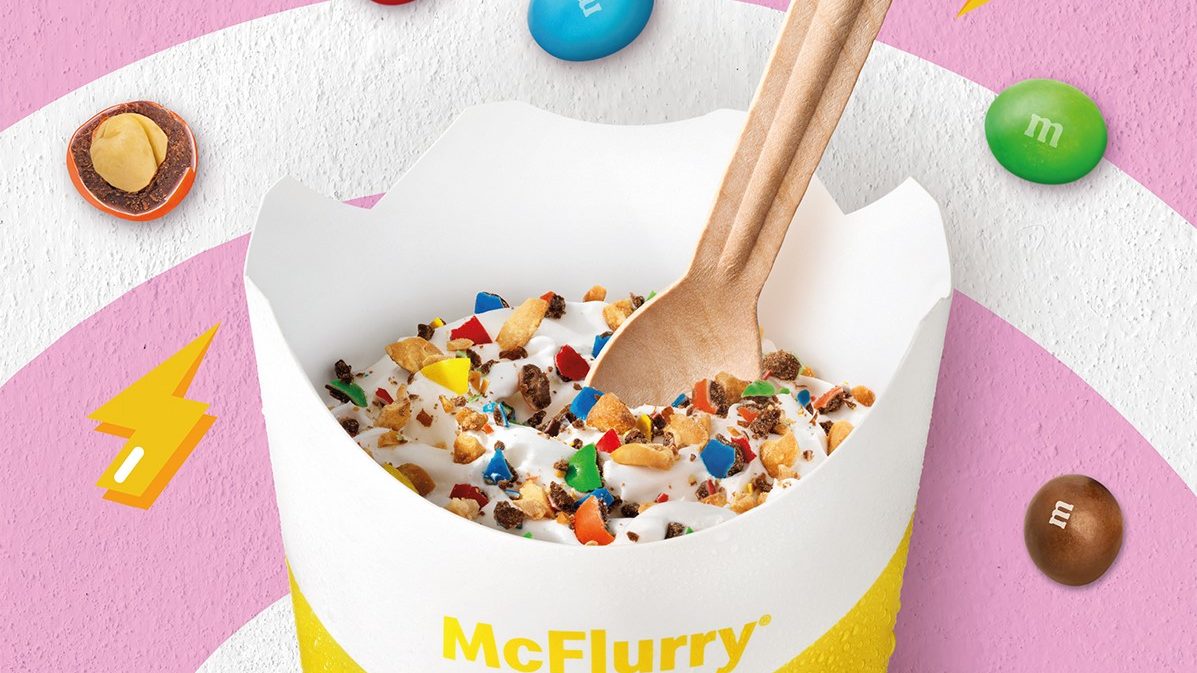 McDonald's ruilt plastic bestek in voor houten variant