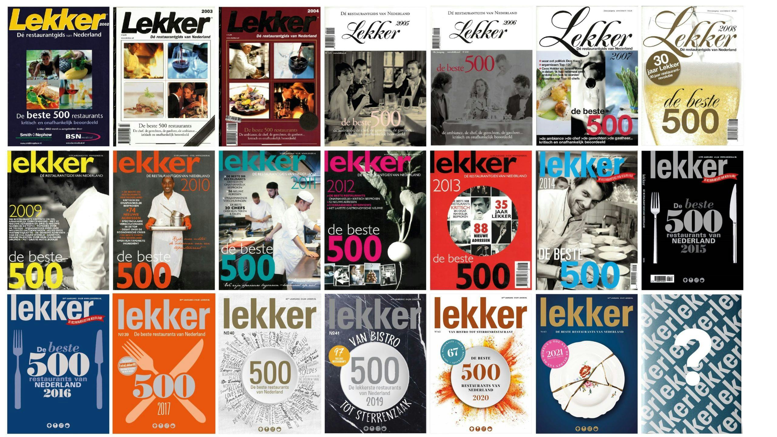 Restaurantgids Lekker 500 krijgt weer ranglijst in volgende editie