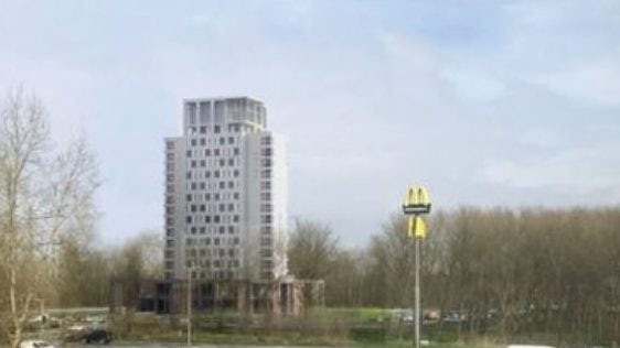 Van der Valk Hotel Lelystad bereikt hoogste punt in de bouw