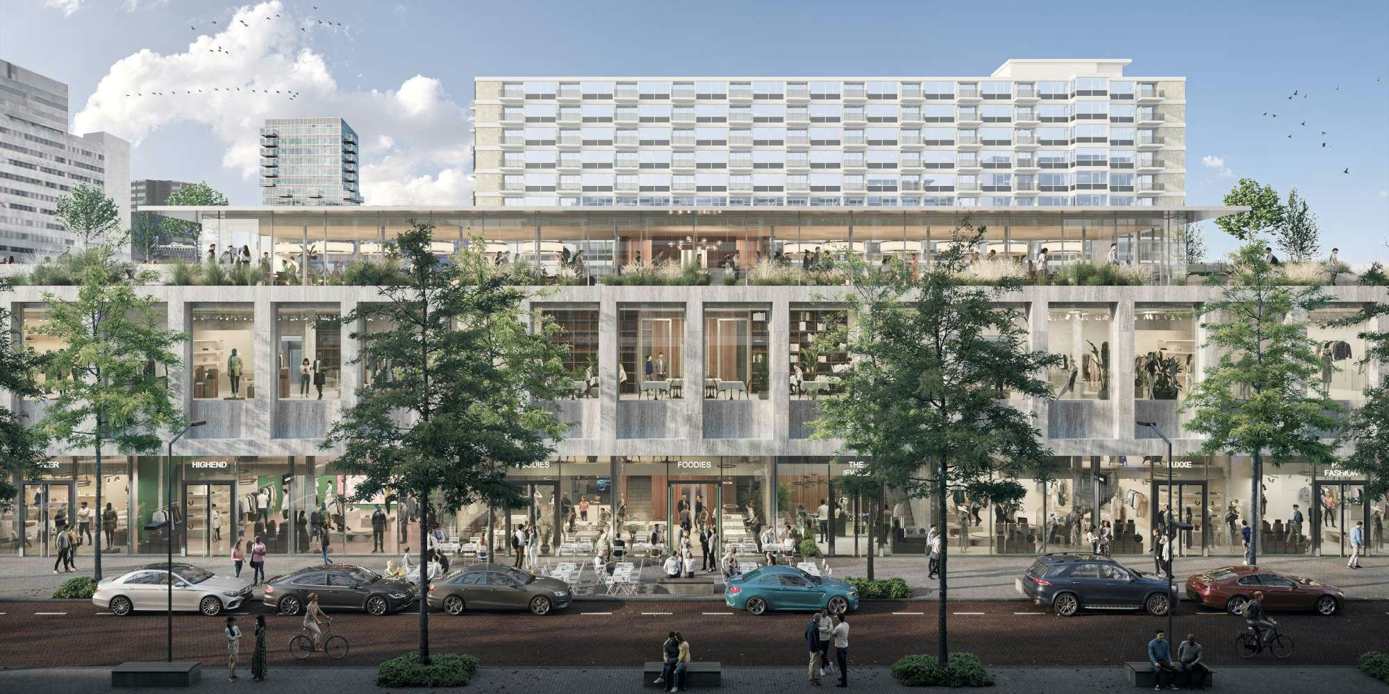 Rotterdamse The Lobby krijgt groot restaurant met daktuin