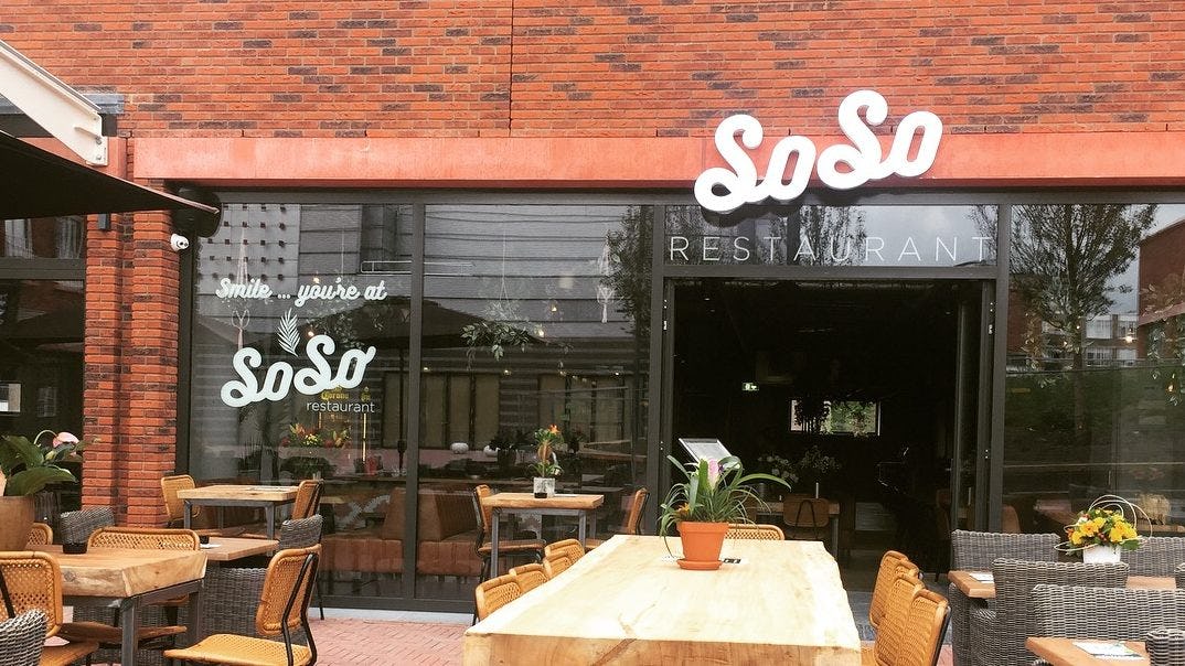 Restaurant Soso failliet verklaard: brand en pandemie deden bedrijf de das om