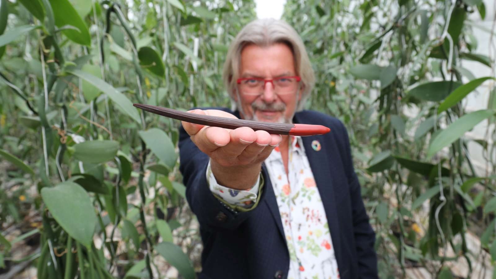 Rob Baan van Koppert Cress introduceert vanille van Nederlandse bodem.