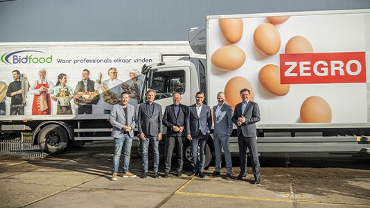 V.l.n.r.: William Domenech, René Prins, Leon Prins, Bülent Sel, Matthijs Zorn en Dick Slootweg.