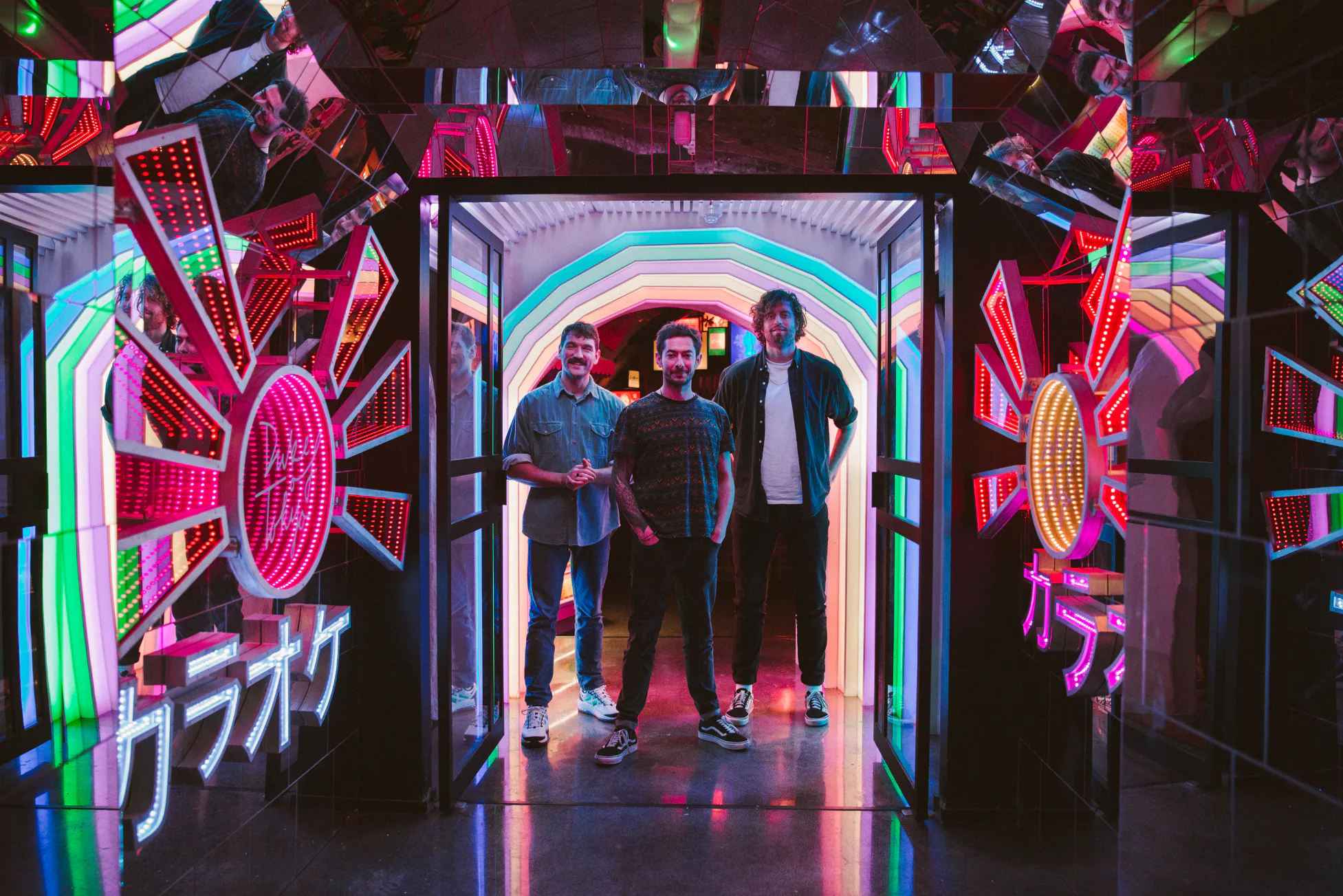 Vlnr: ondernemers Wessel Kruyt, Ben Warren & Has Peters-Sengers. Foto: Nikki Schuurman.