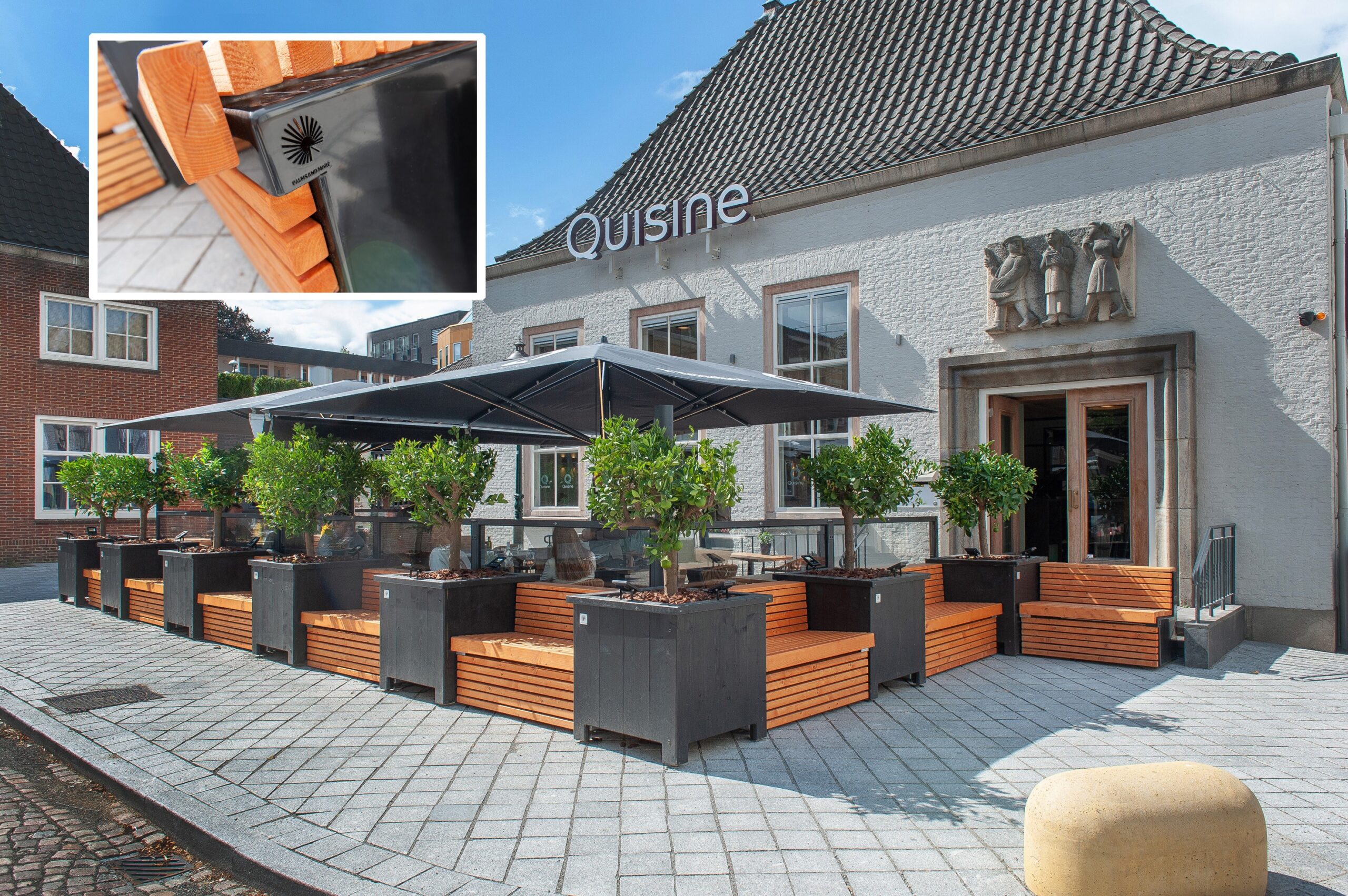 Showtime op jouw terras: meubels met bloembakken en exclusief groen