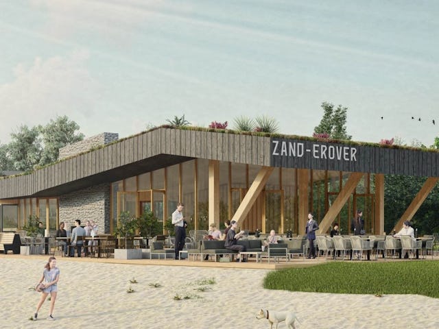 Horecapaviljoen Zand-Erover, Assen. Foto: KHV Architecten