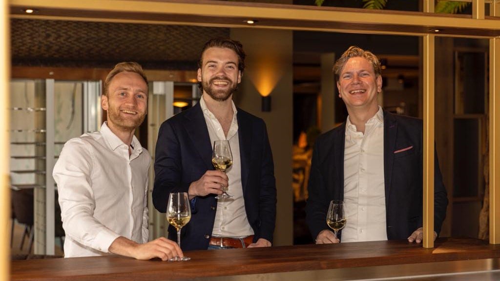 Koen van den Hurk, Julius van Zelderen en William Berkhoff