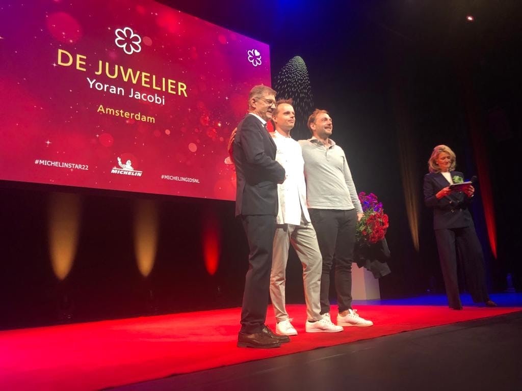 Michelin Young Chef Award 2022 voor Yoran Jacobi van De Juwelier