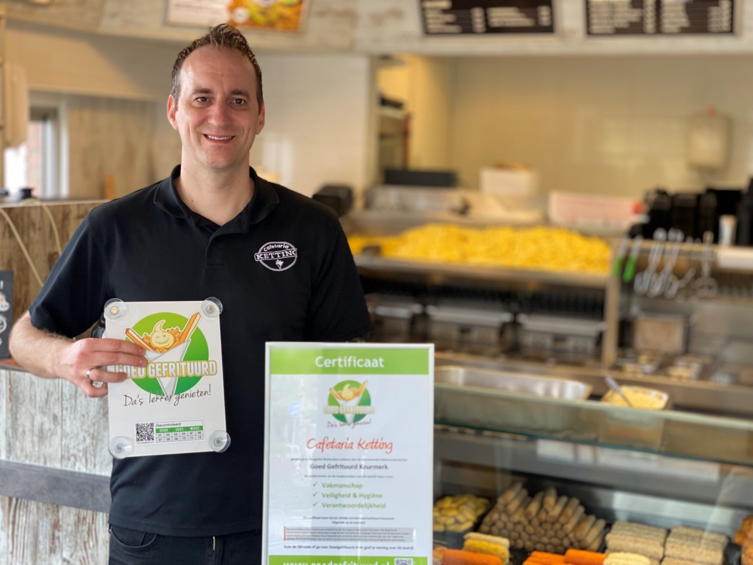 Cafetaria Ketting krijgt keurmerk voor vakmanschap