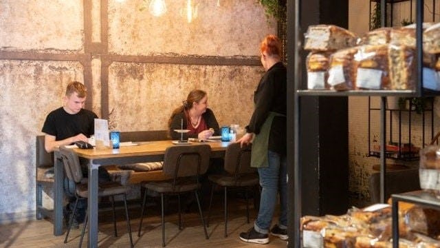 Slapen bij de bakker
