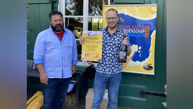 Brons voor biersommelier en Stibon-instructeur Bas Schampers.