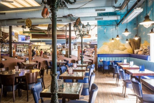 Grote brand in visrestaurant Simonis