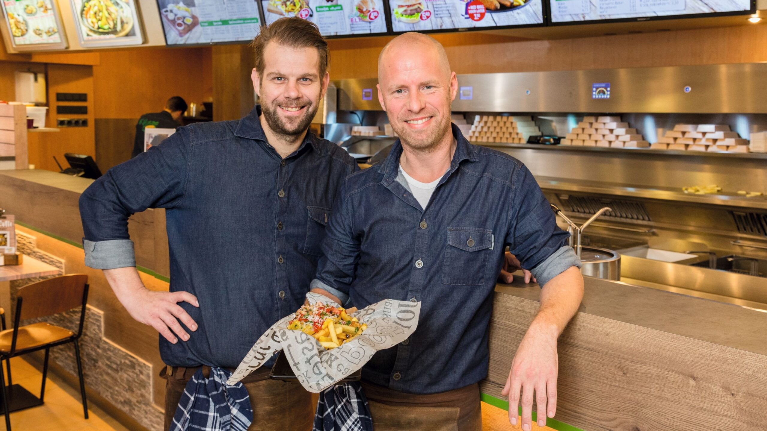 Hugo van Wandelen (links) en Theo van Gemert.