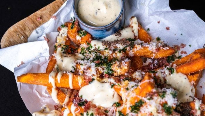 Friet met truffel.