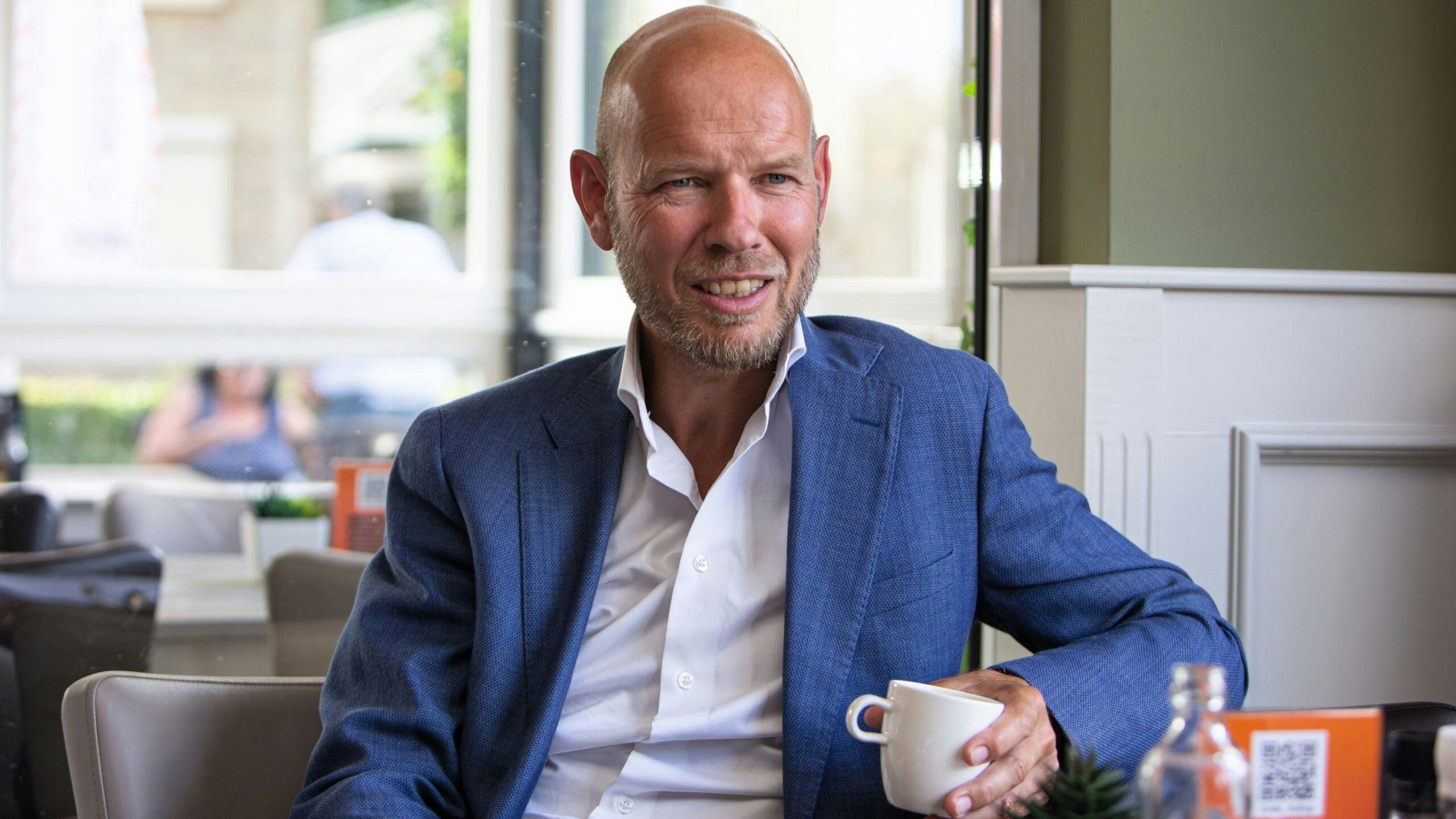 Jan Aaltzen Linde, directeur van snackfabrikant Van Geloven. 