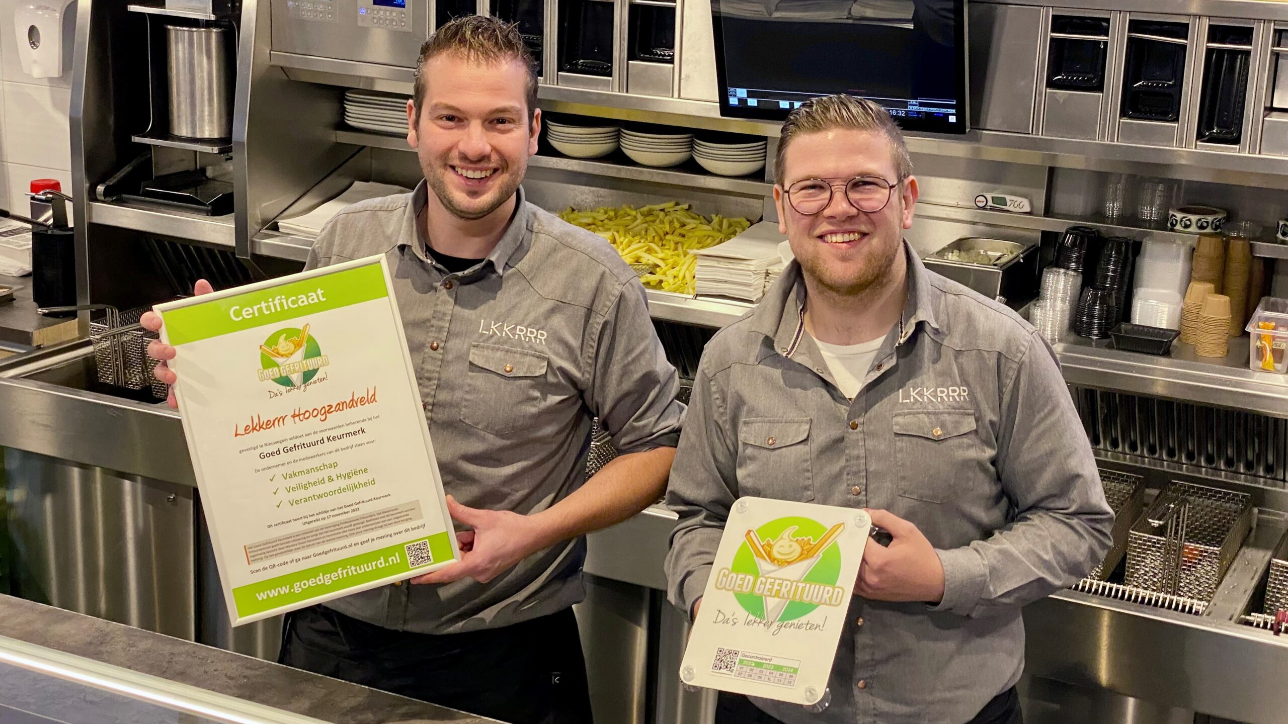Keurmerk Goed Gefrituurd voor Lekkerrr Hoogzandveld