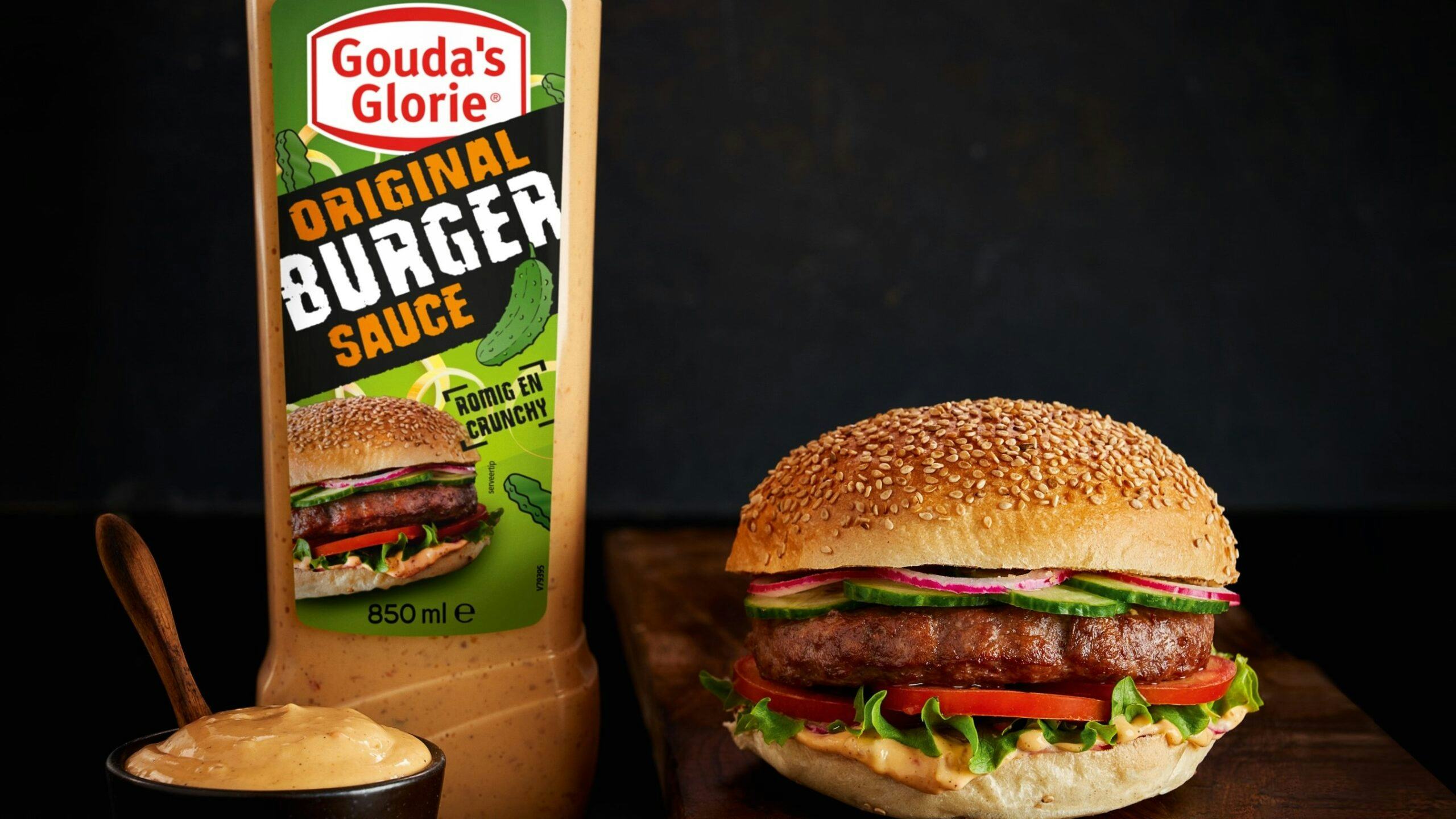 Gouda’s Glorie Burger Sauce: rijk gevuld met stevige bite