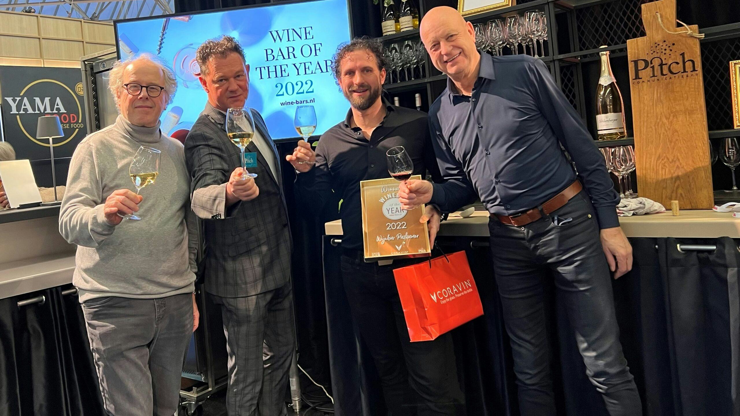 Wijnbar Paskamer bekroond tot 'Wine Bar of the Year 2022'