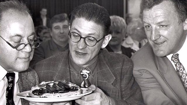 De wedstrijden in de beginjaren. Vlnr: Joop Braakhekke, Gerrie Knetemann en Johan van der Weerd.