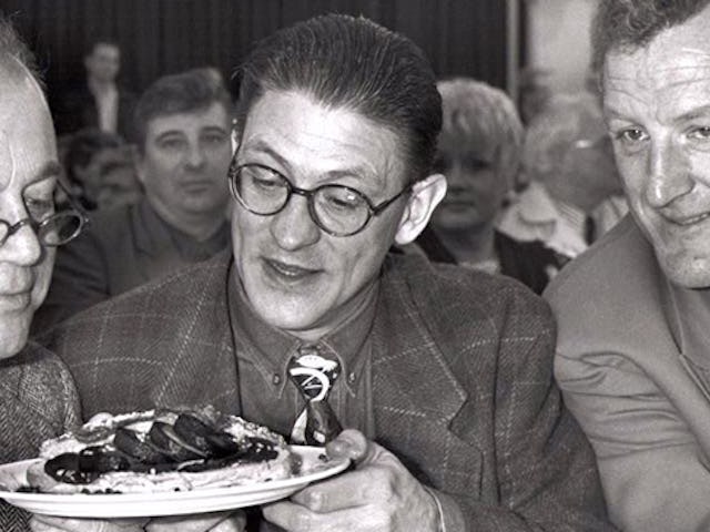 De wedstrijden in de beginjaren. Vlnr: Joop Braakhekke, Gerrie Knetemann en Johan van der Weerd.