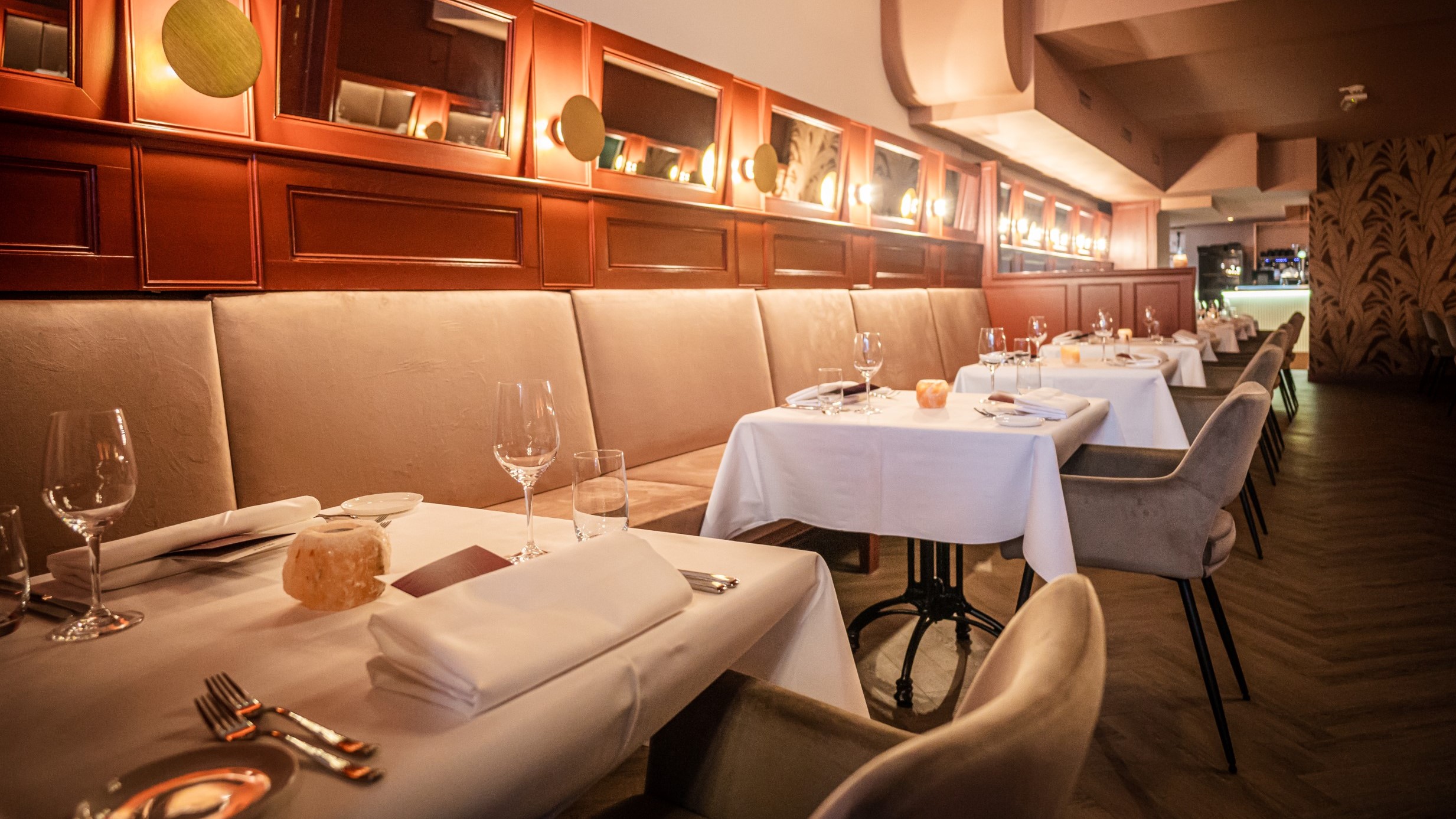 Het interieur van Blumé in Groningen