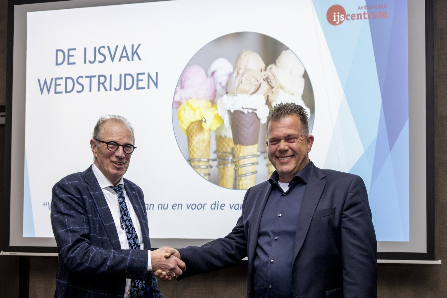 Teun Loonen (l) en Edwin van Es.
