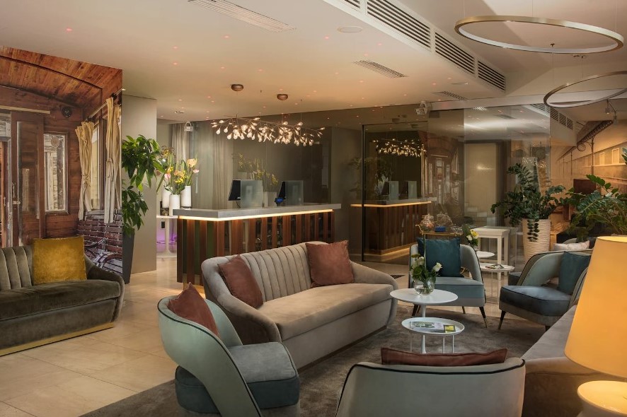 Impressie van het interieur van de nieuwe hotels.