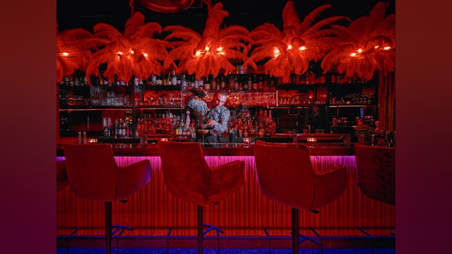 De cocktailbar van La Nostra Gigi.