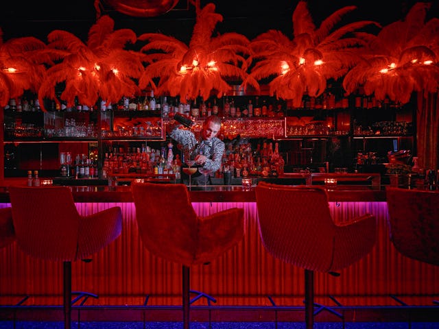 De cocktailbar van La Nostra Gigi.