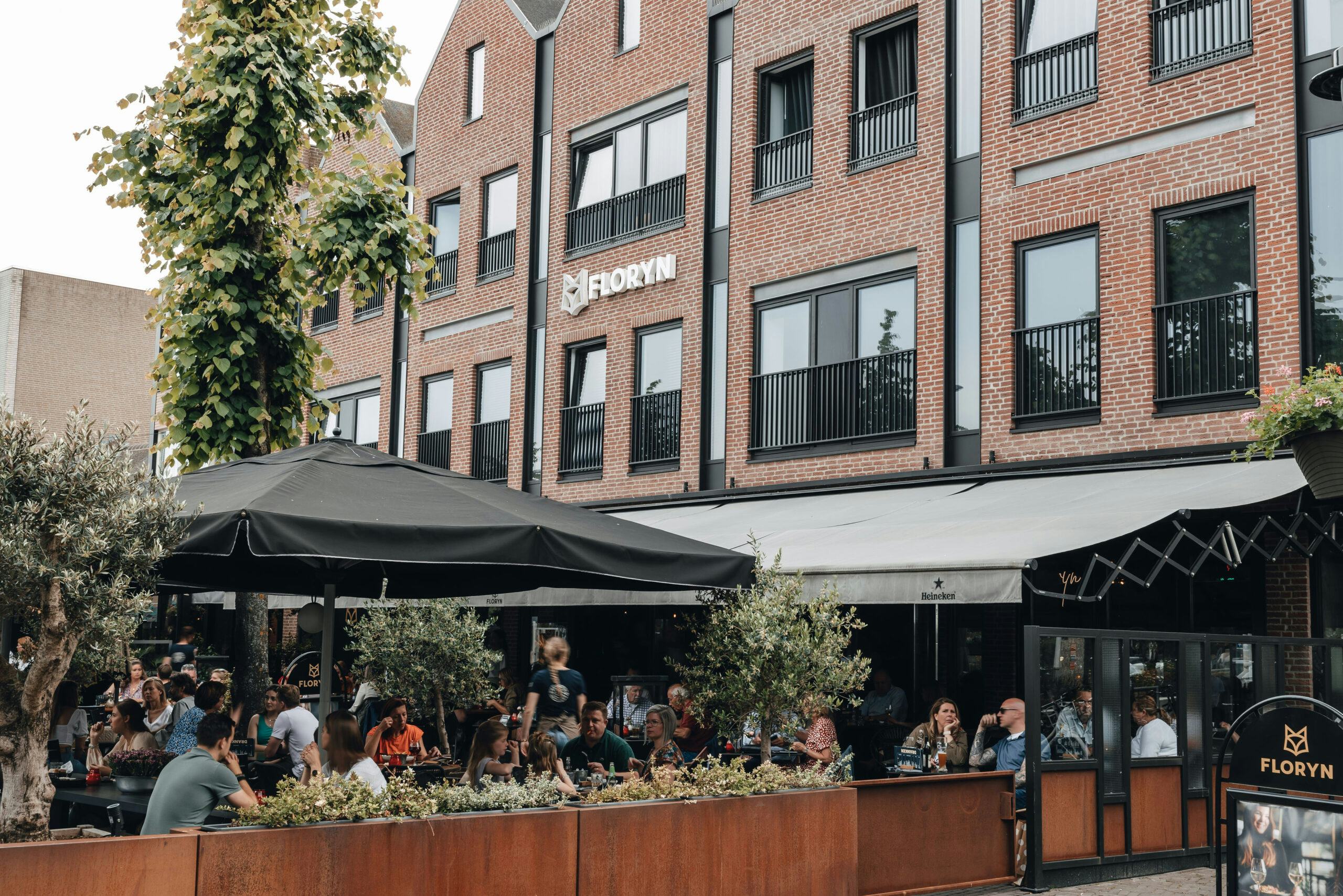 Het terras van Floryn in Uden