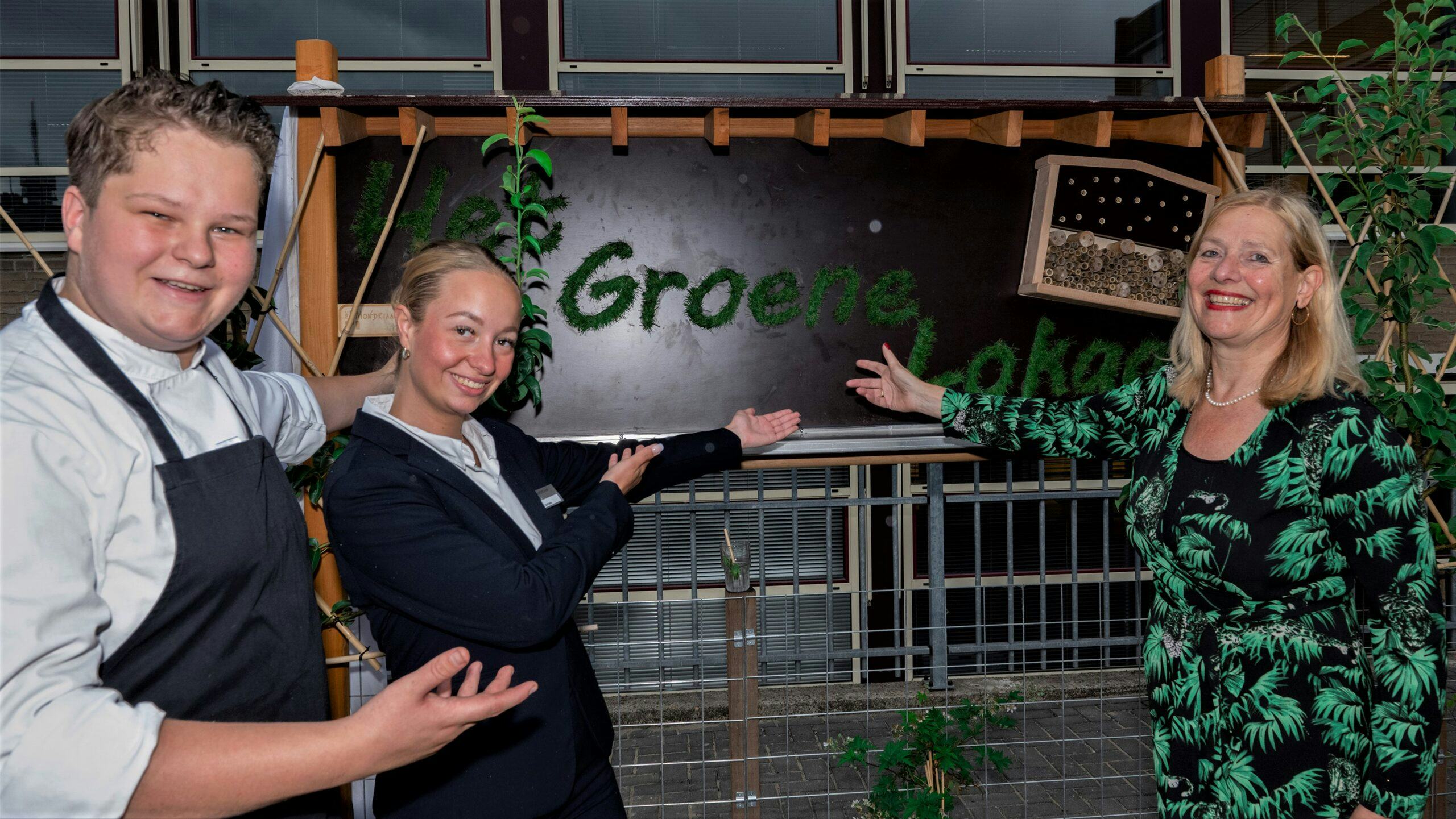 ROC Mondriaan opent eerste duurzame buitenleslokaal van Nederland