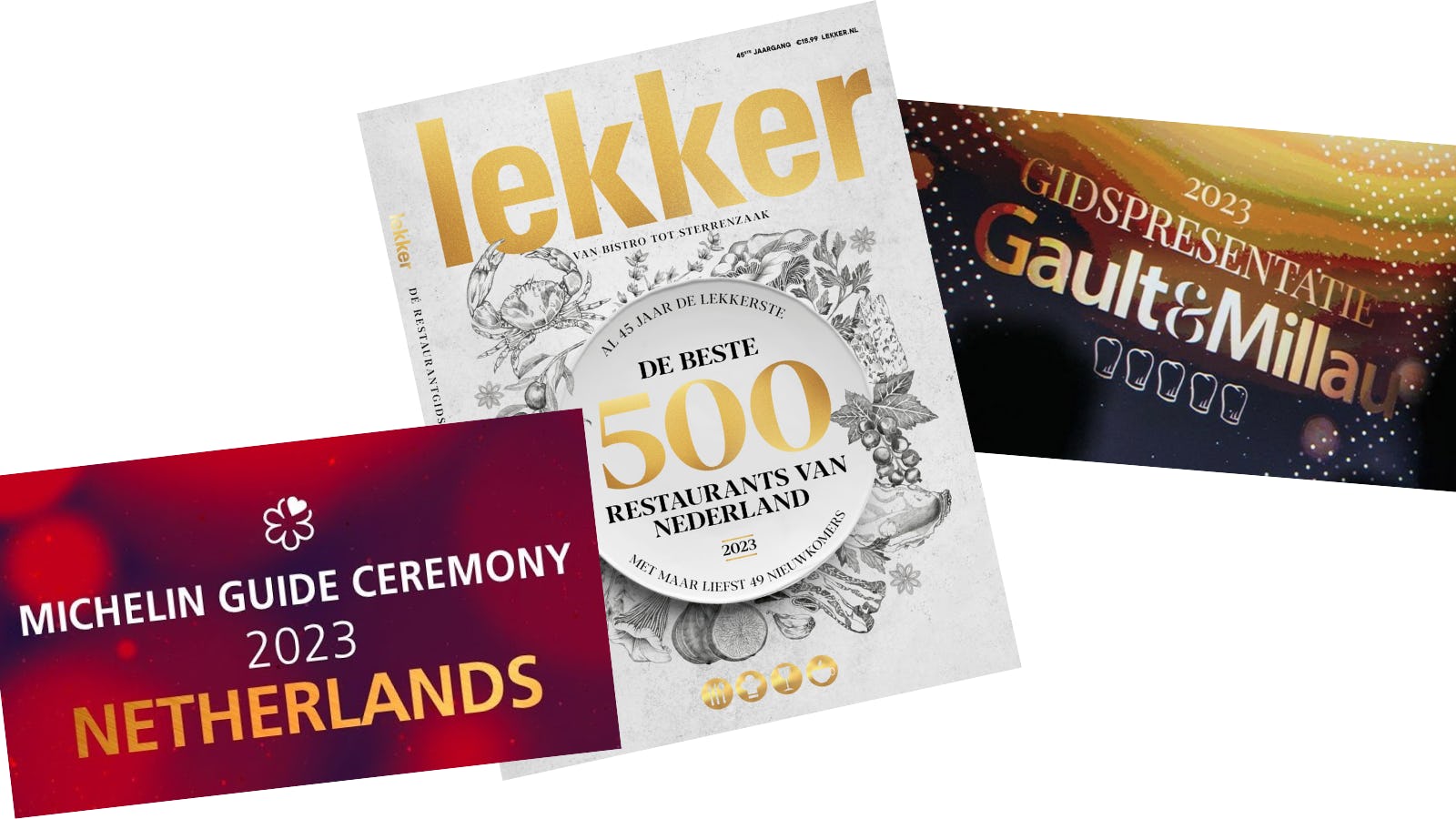 Verschijningsdata culinaire gidsen Lekker, Gault&Millau en Michelin 2024 zijn bekend