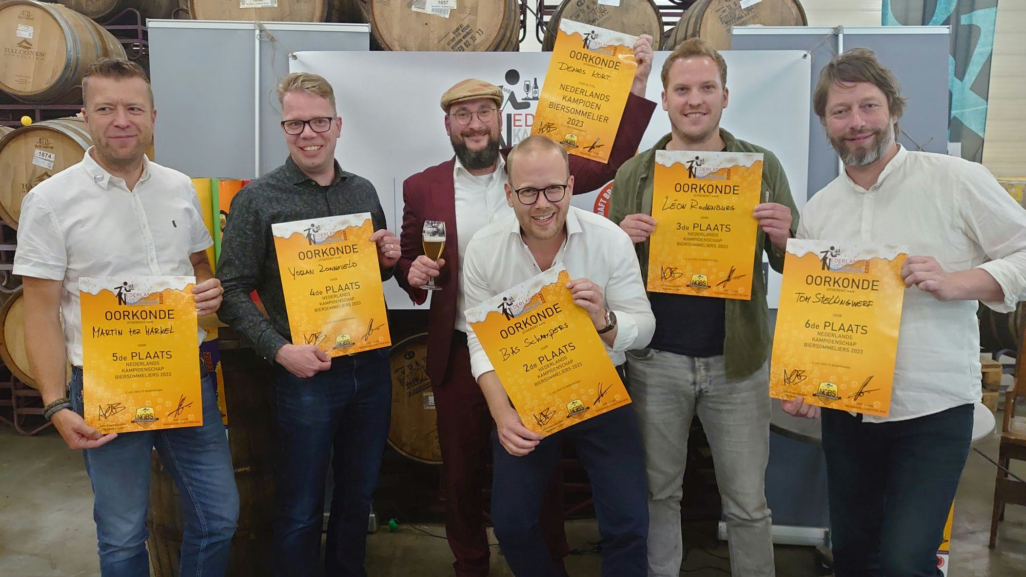 Dennis Kort uitgeroepen tot beste biersommelier van Nederland