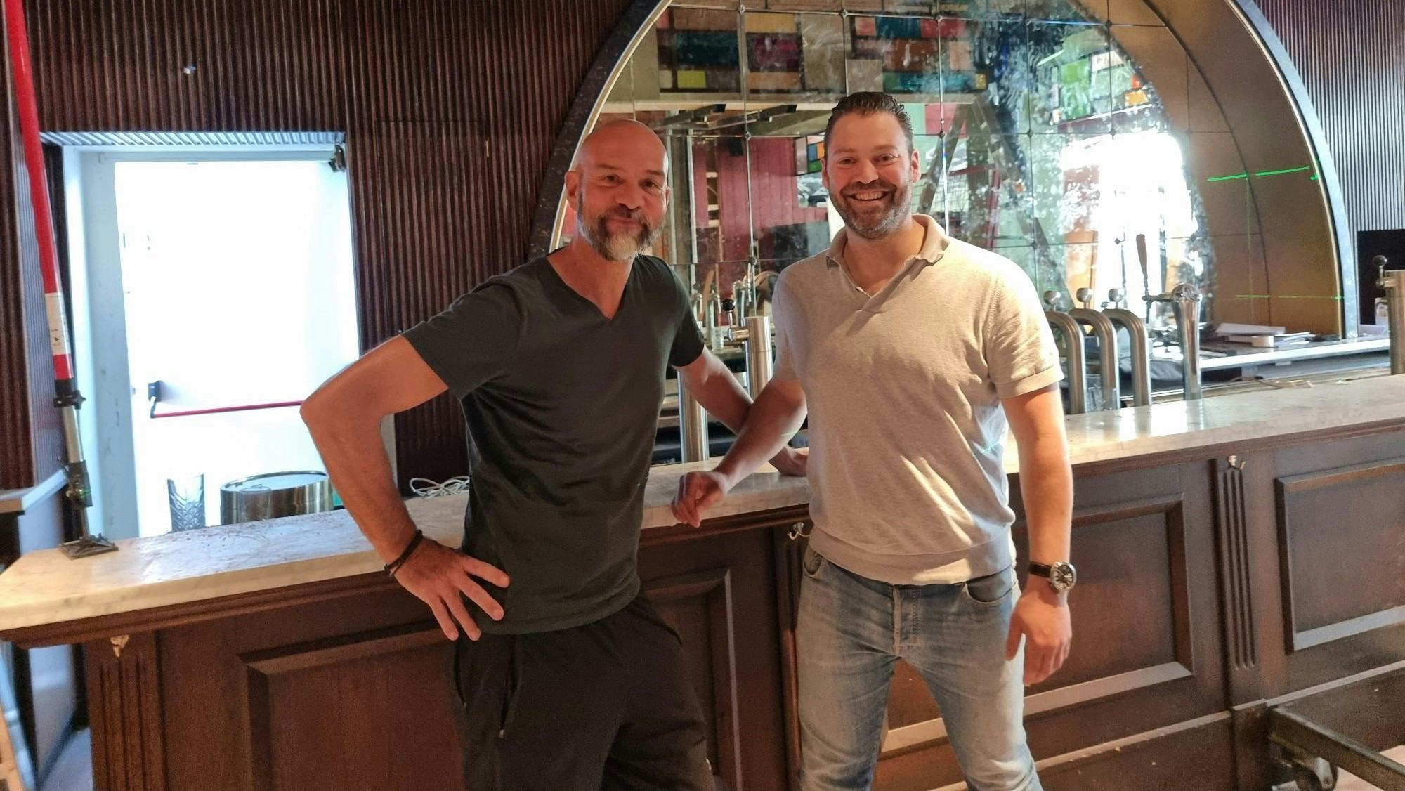 Theor Verplancke (l) en Arie Visscher.