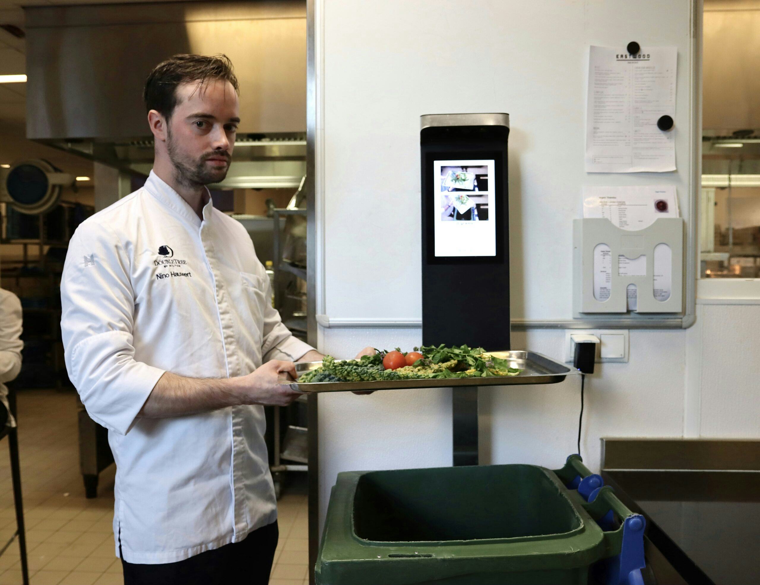 Nino Hauwert, kitchen manager van het hotel