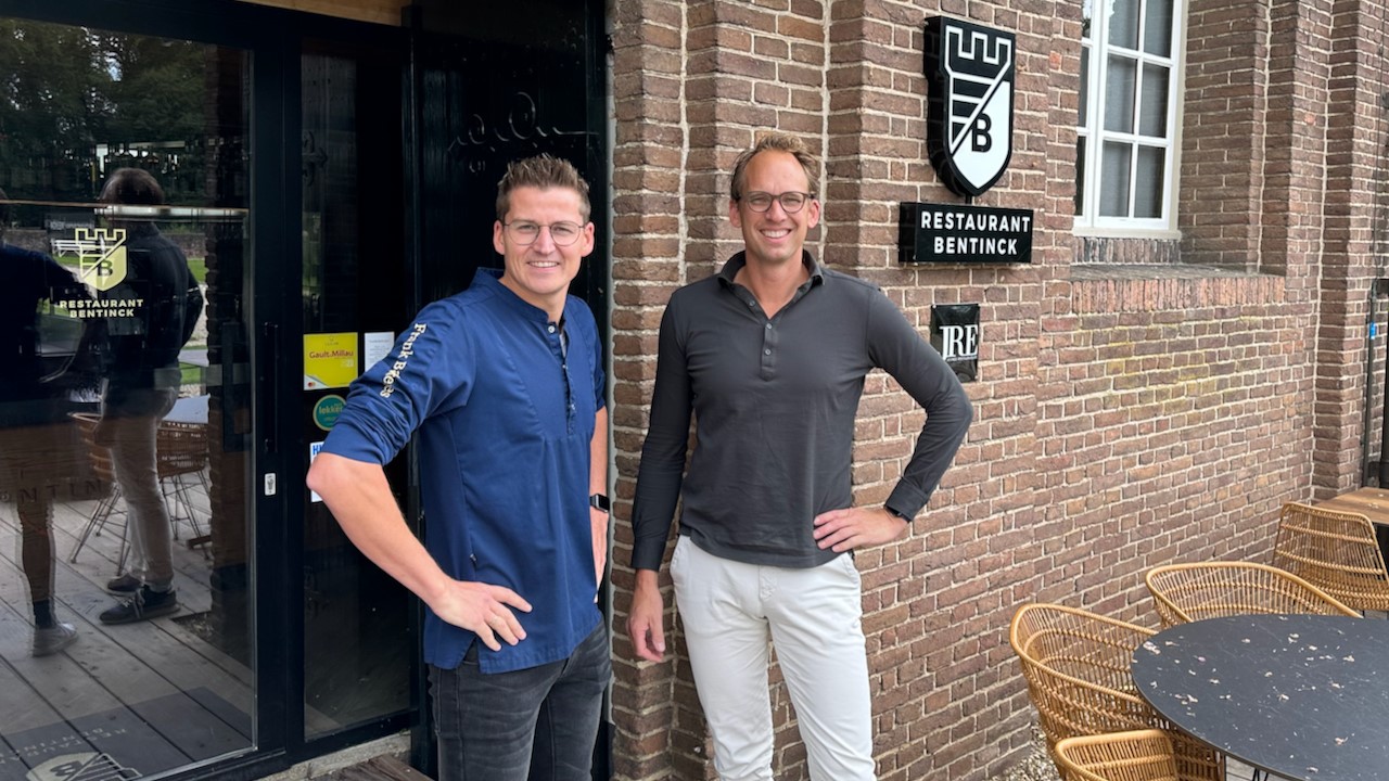 Executive Chef Frank Bakkenes en eigenaar Peter-Paul Swijnenburg.