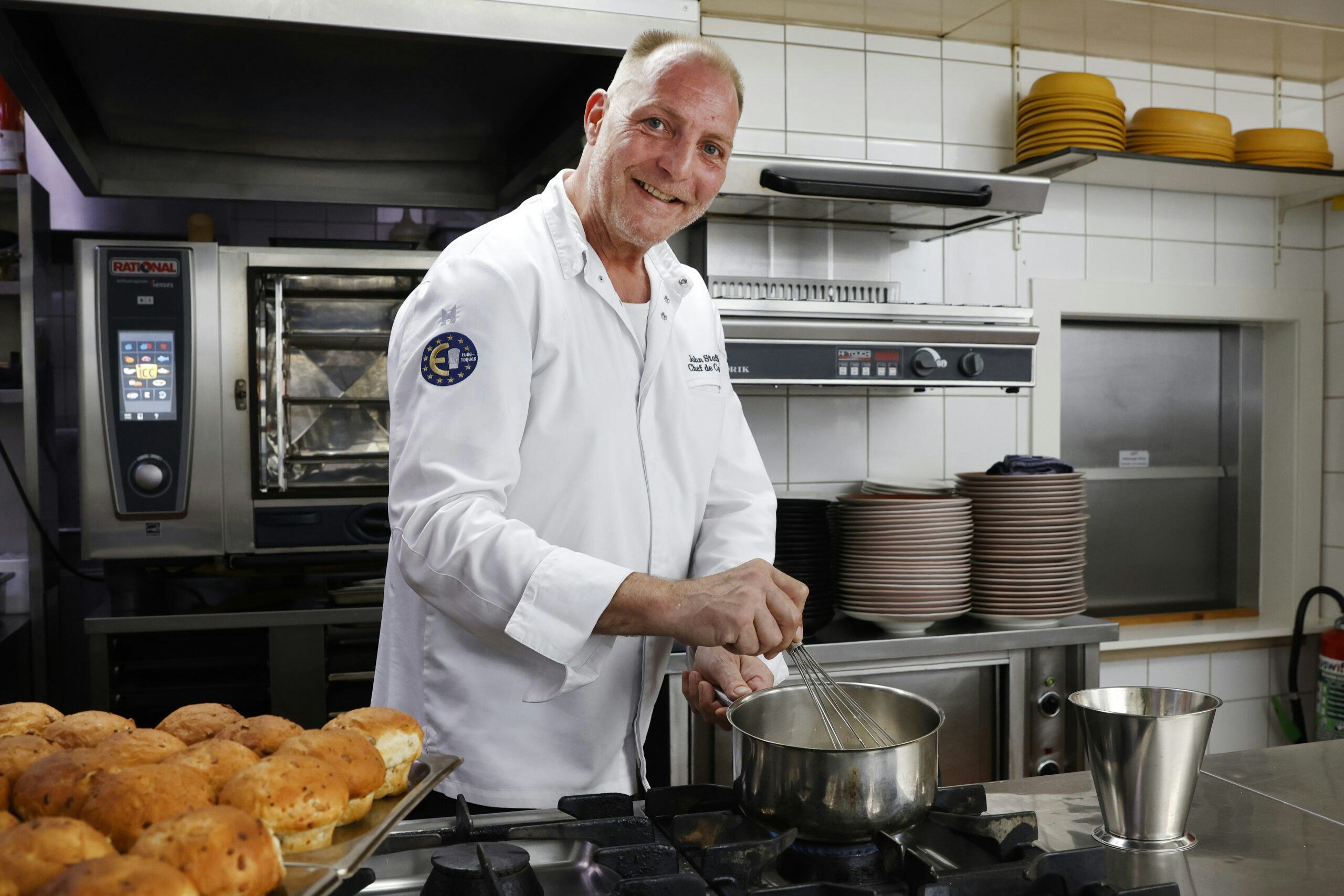 John Stoffers, chef-eigenaar van Restaurant First in Zeist. 