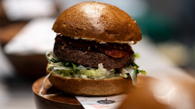Ter Marsch & Co veroverde de tweede plaats veggie based met de Future of the Lambs Burger. 
