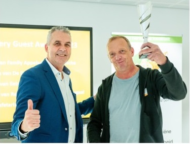 Michael Brink van Cafetaria De Steiger in Medemblik.