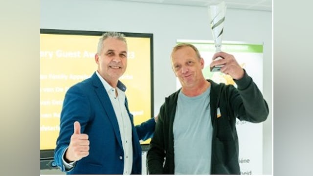 Michael Brink van Cafetaria De Steiger in Medemblik.