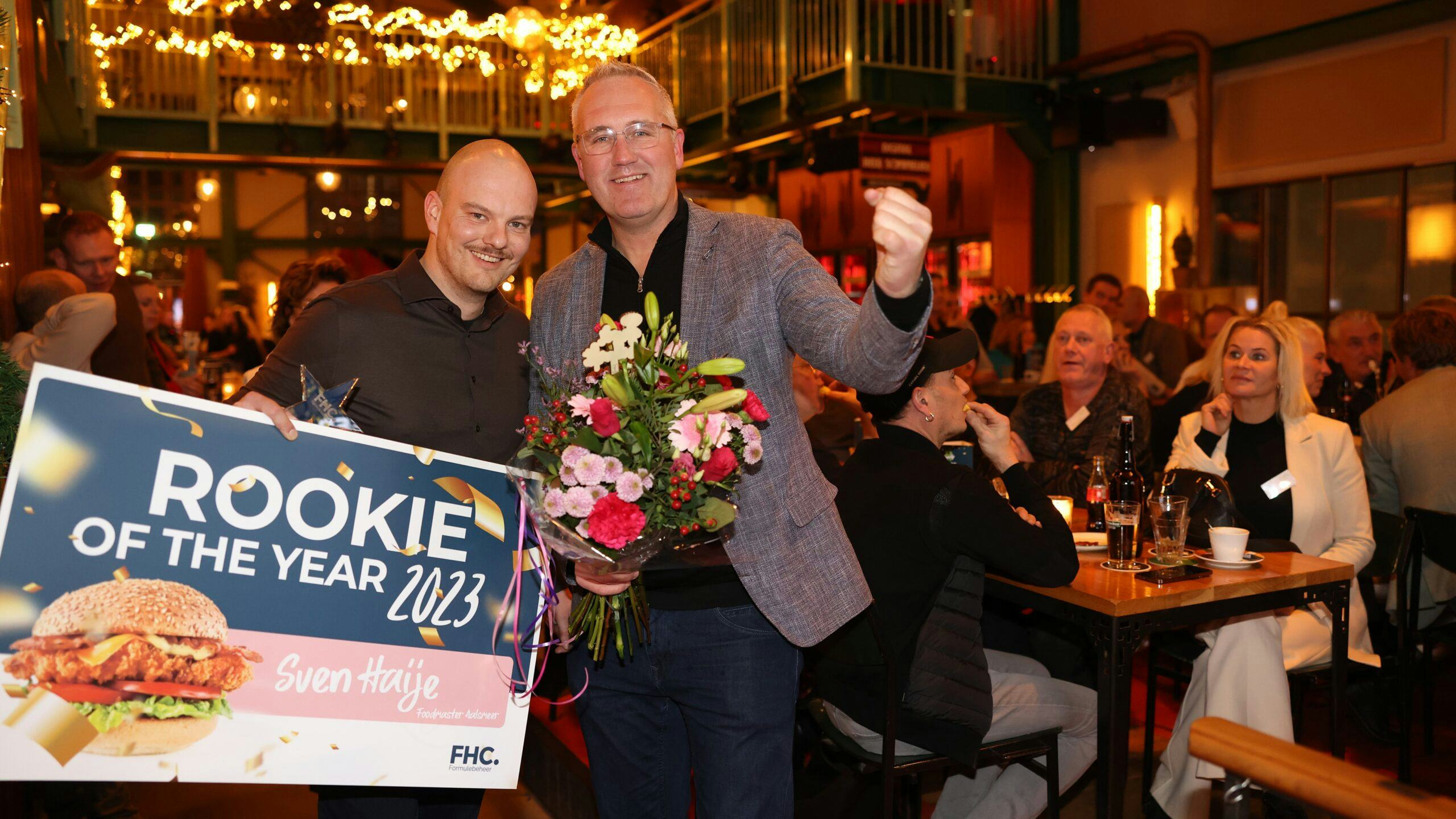 De Rookie of the year award was voor Sven Haije van Foodmaster Aalsmeer. 