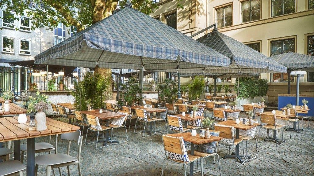 Terrras De Rechtbank in Utrecht. Foto: Fotografie Joseph Briaire in opdracht van De Projectgroep.