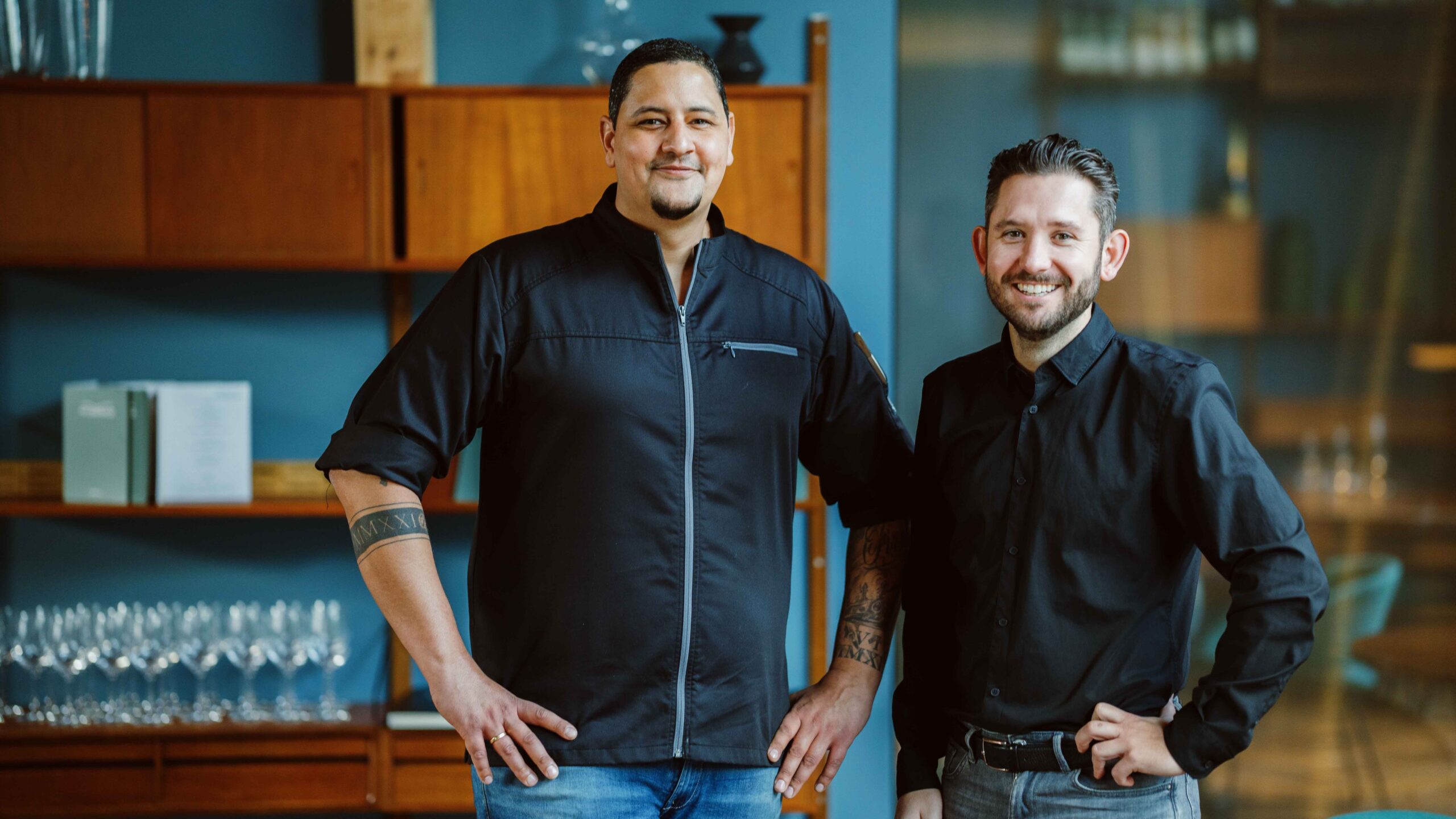 Michael Verhagen (l) en Bas van Beveren